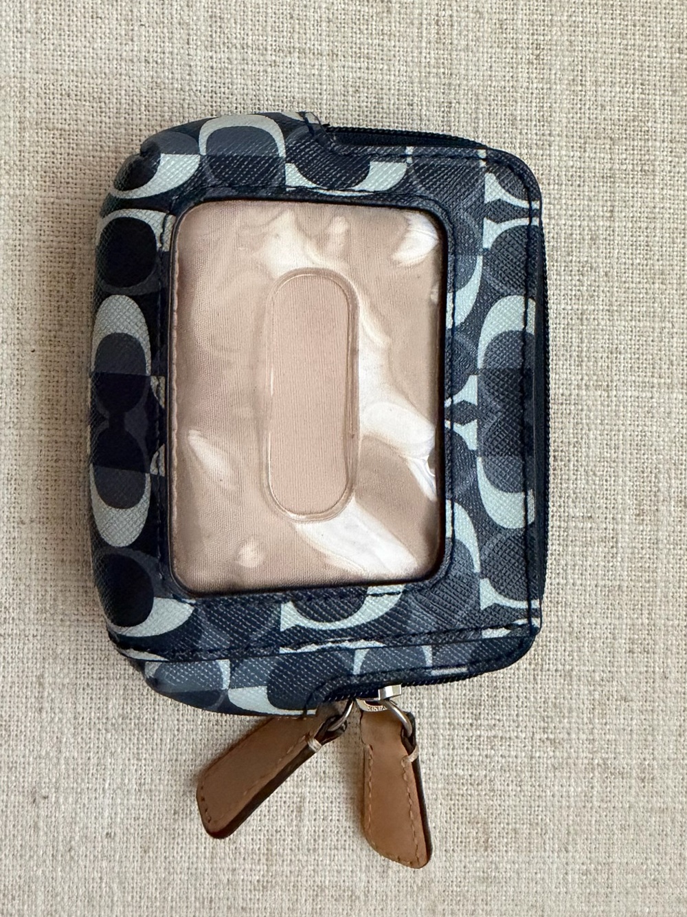 Coach Signature Coin Case - Picture 2 of 5